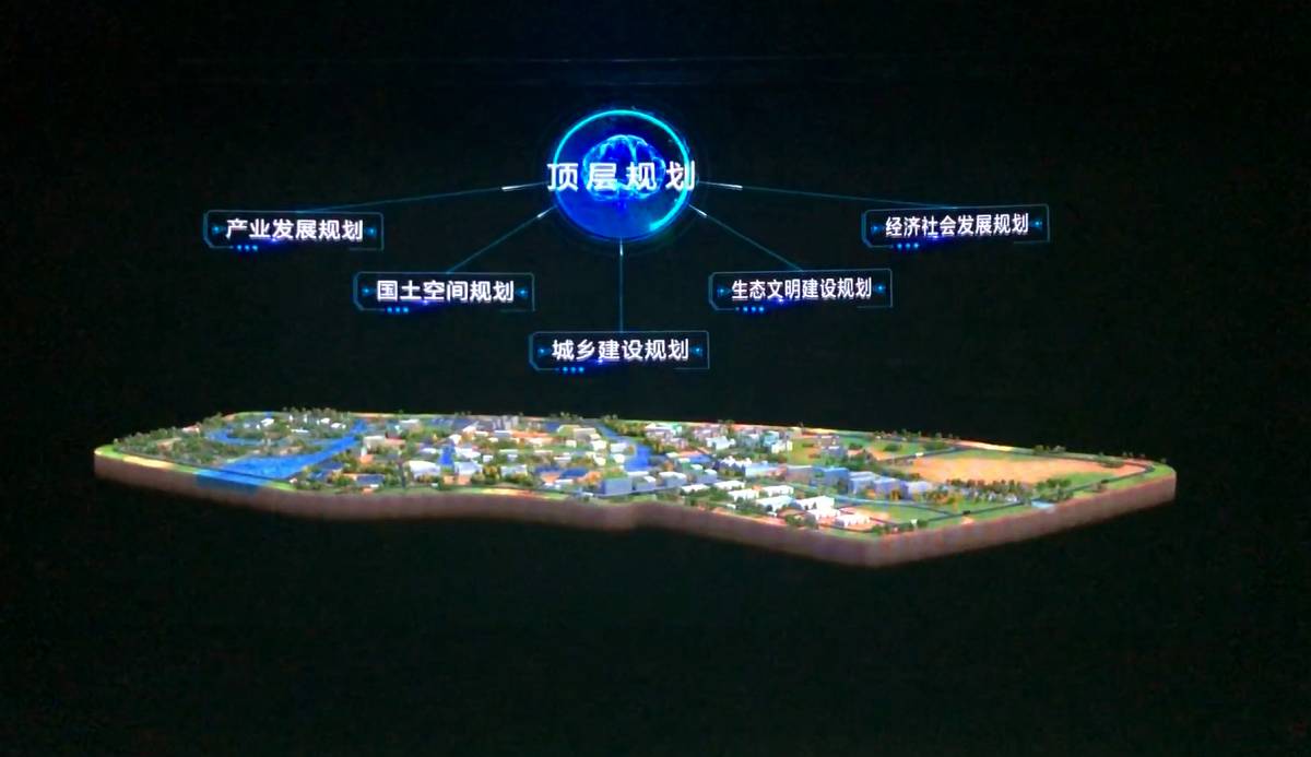 向正科技助力聚光科技打造展厅全息式沙盘